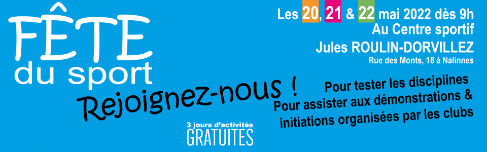 Commune de Ham-sur-Heure-Nalinnes | Fête du sport 2022
