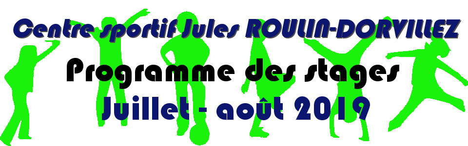 Commune de Ham-sur-Heure-Nalinnes | Programme des stages au Centre sportif Jules ROULIN-DORVILLEZ
